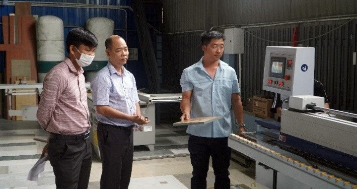 HỖ TRỢ ỨNG DỤNG MÁY MÓC THIẾT BỊ TIÊN TIẾN TRONG SẢN XUẤT GỖ GIA DỤNG CHO HỘ KINH DOANH NGỌC ĐỨC PHÁT